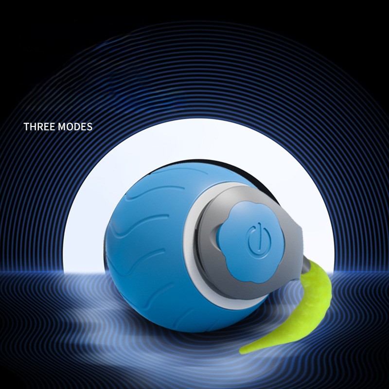 Speedy Tail 2.0 - Interactive Electric Rolling Ball with Teasing Tail  Smart Cat Toy for Indoor & Outdoor Fun