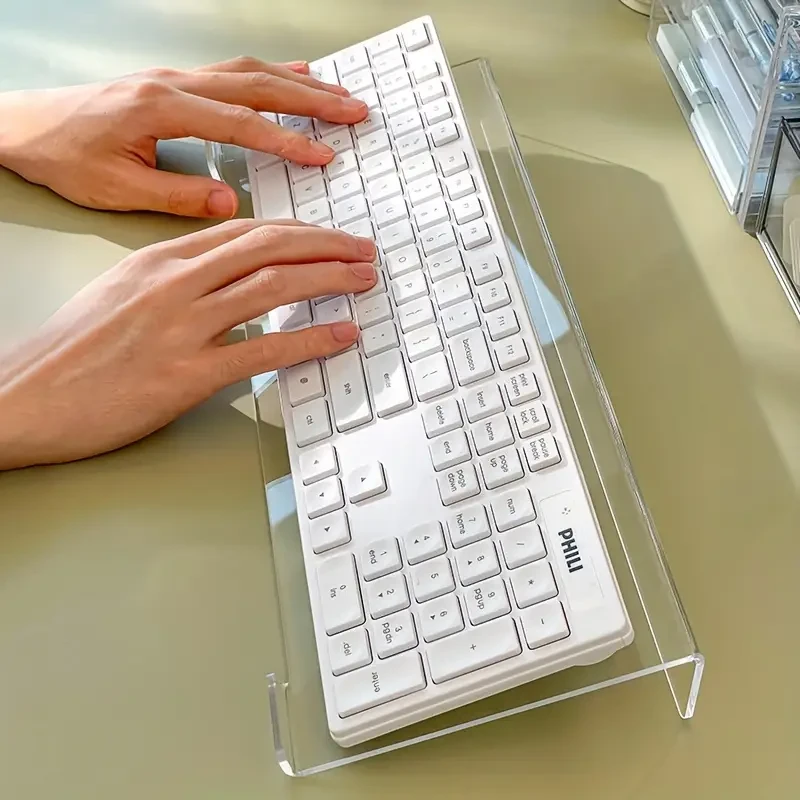 Transparent Acrylic Keyboard Stand