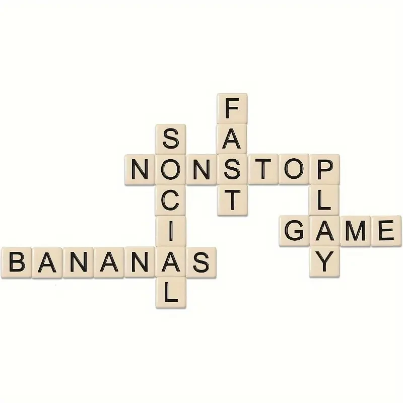 1pc Bananagrams Word Game - Family-Friendly Letter Tile Game