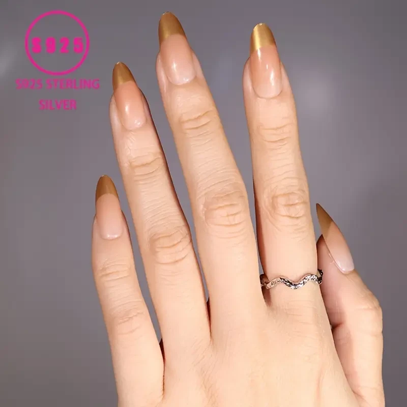 Adjustable Open Ring for Women - Elegant French Style White Golden-Plated Intertwined Bands with Sparkling Stones Perfect Valentines Day Gift, Everyday Luxury Jewelry, Adjustable Embedded Stones Band for Womens Daily Wear