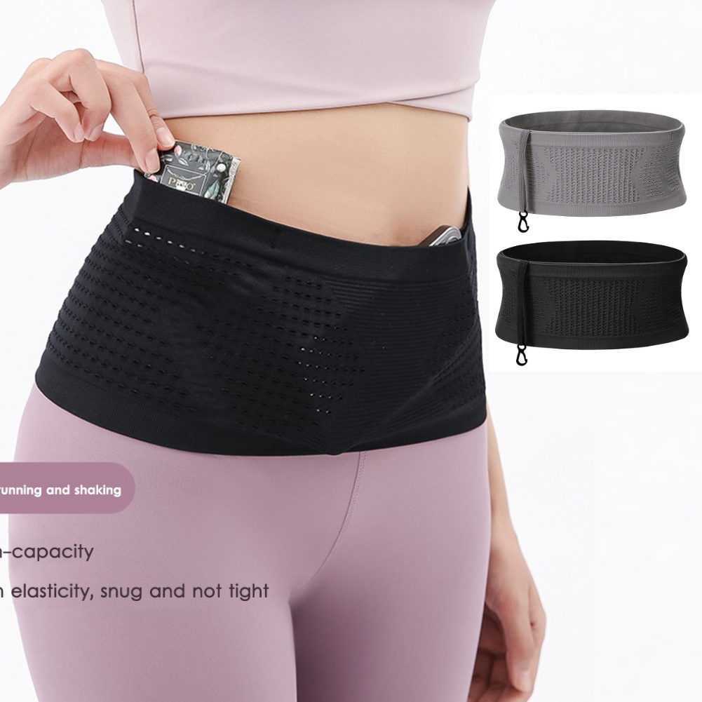 Seamless Running Waistpack Lightweight Invisible Jogging Waist Bags