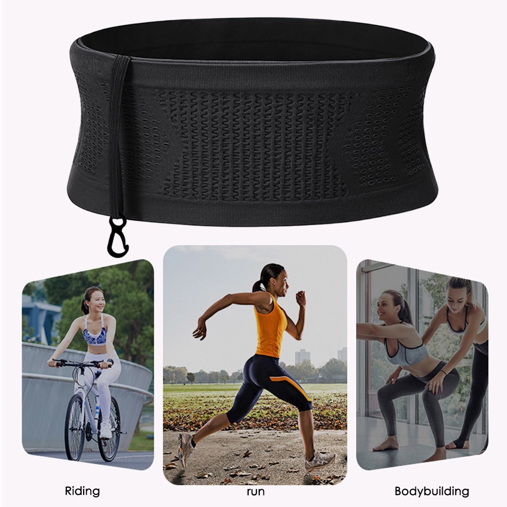 Seamless Running Waistpack Lightweight Invisible Jogging Waist Bags