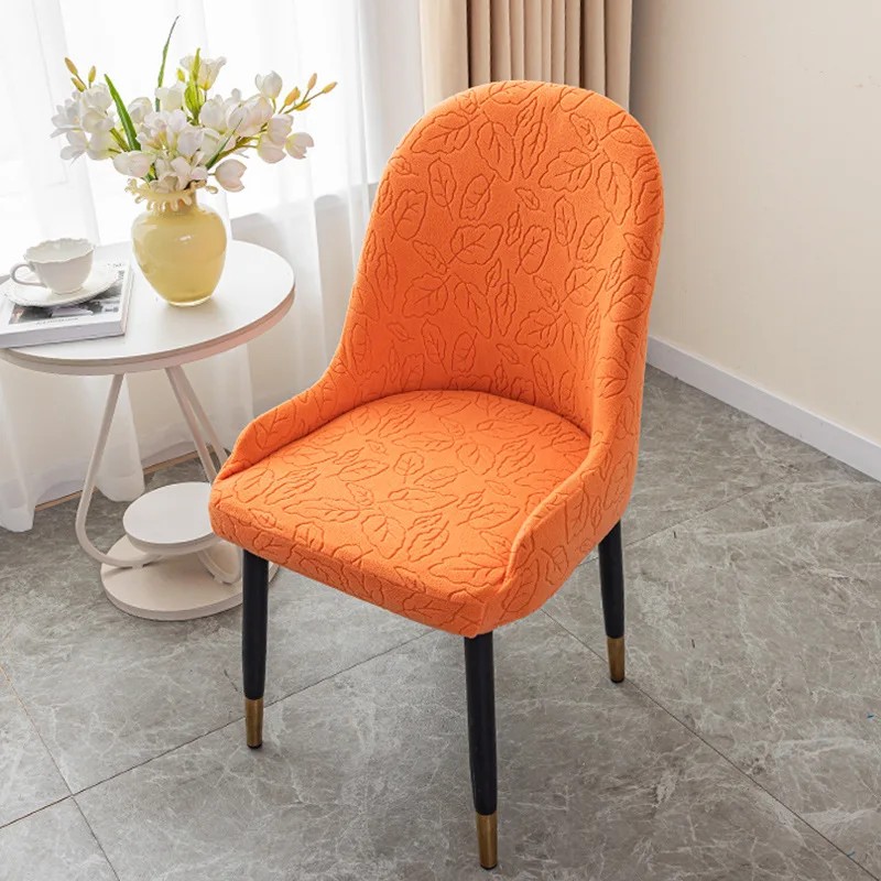 2024 New Modern Large Semi-Circular Curved Pineapple Chair with Armrests Elastic Chair Cover for Household, Universal All-Year Comfort