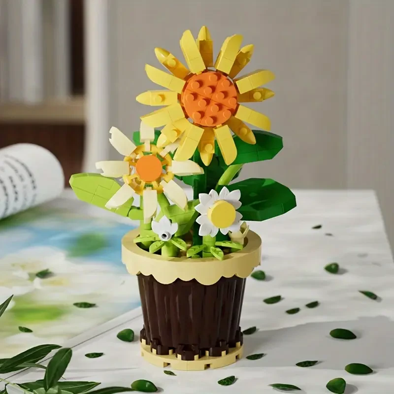 Micro Diamond Particle Sunflower