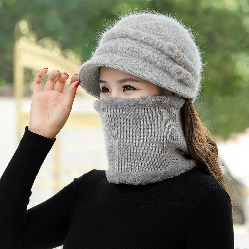 Women's Warm Fleece Elegant Hat Grandma