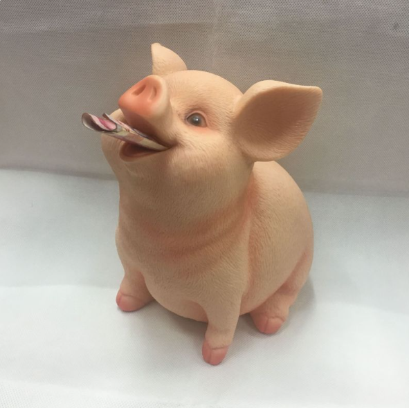 Cute little cute pig money box