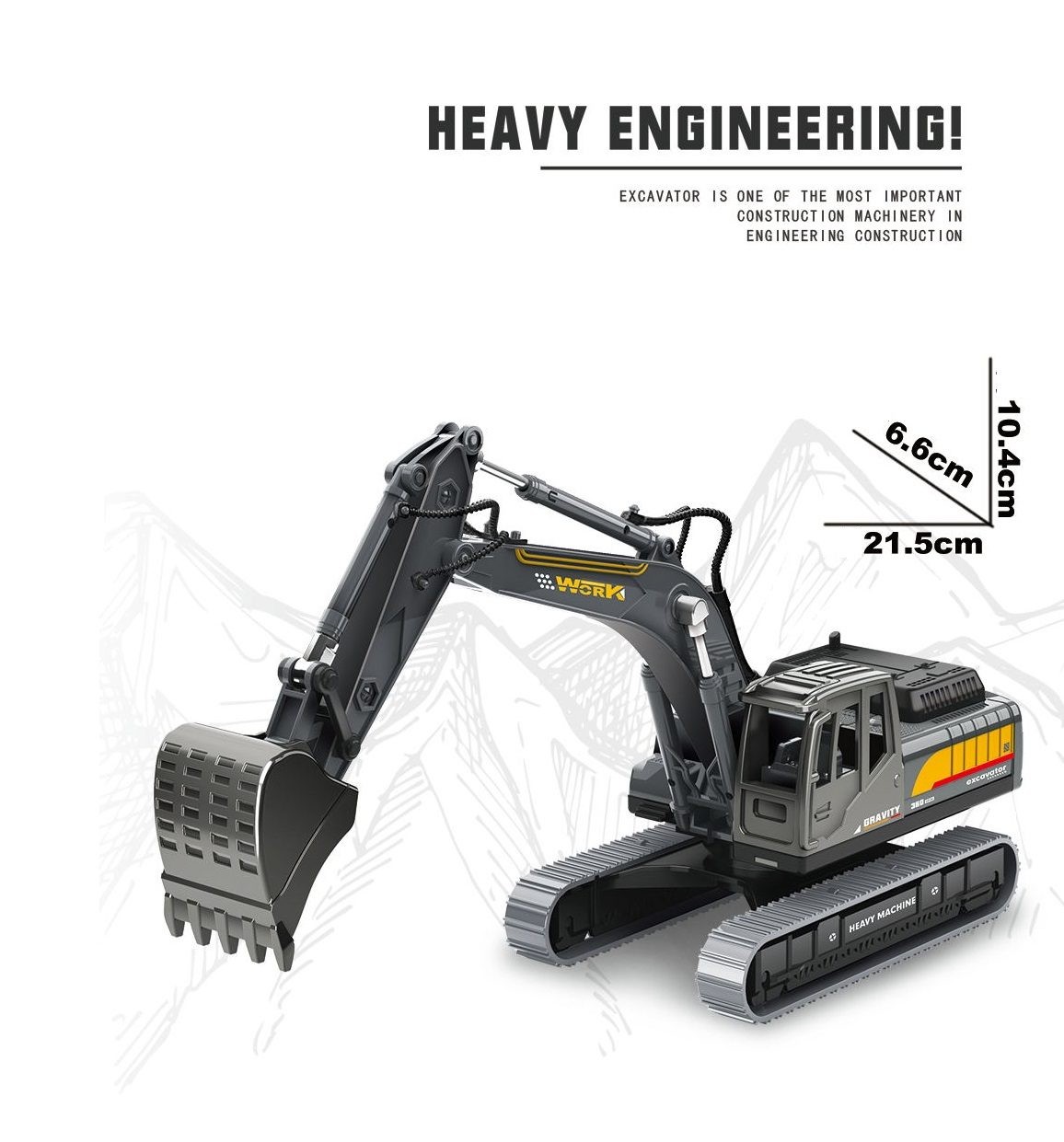 Excavator Model, Digger.