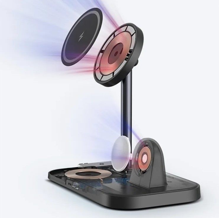 3 in 1 Magsafe fast Charger for iPhone, Watch and Airpods.