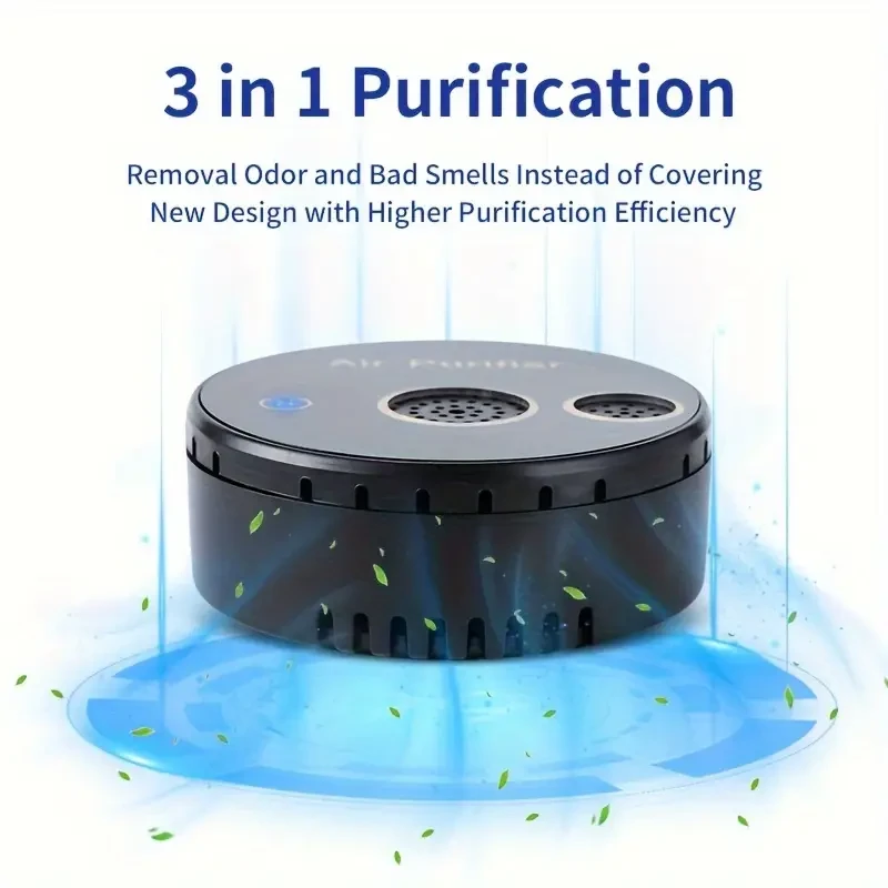 Compact dual core air purifier