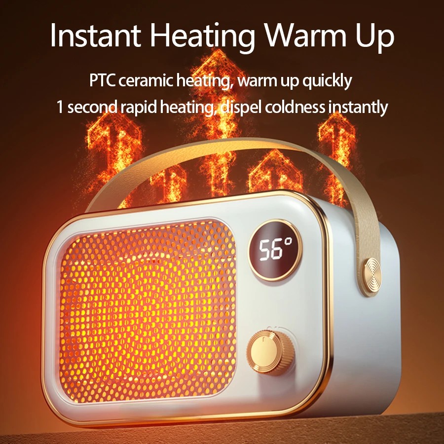 New 1200W Portable Electric Heater  Space Heater with LED Display