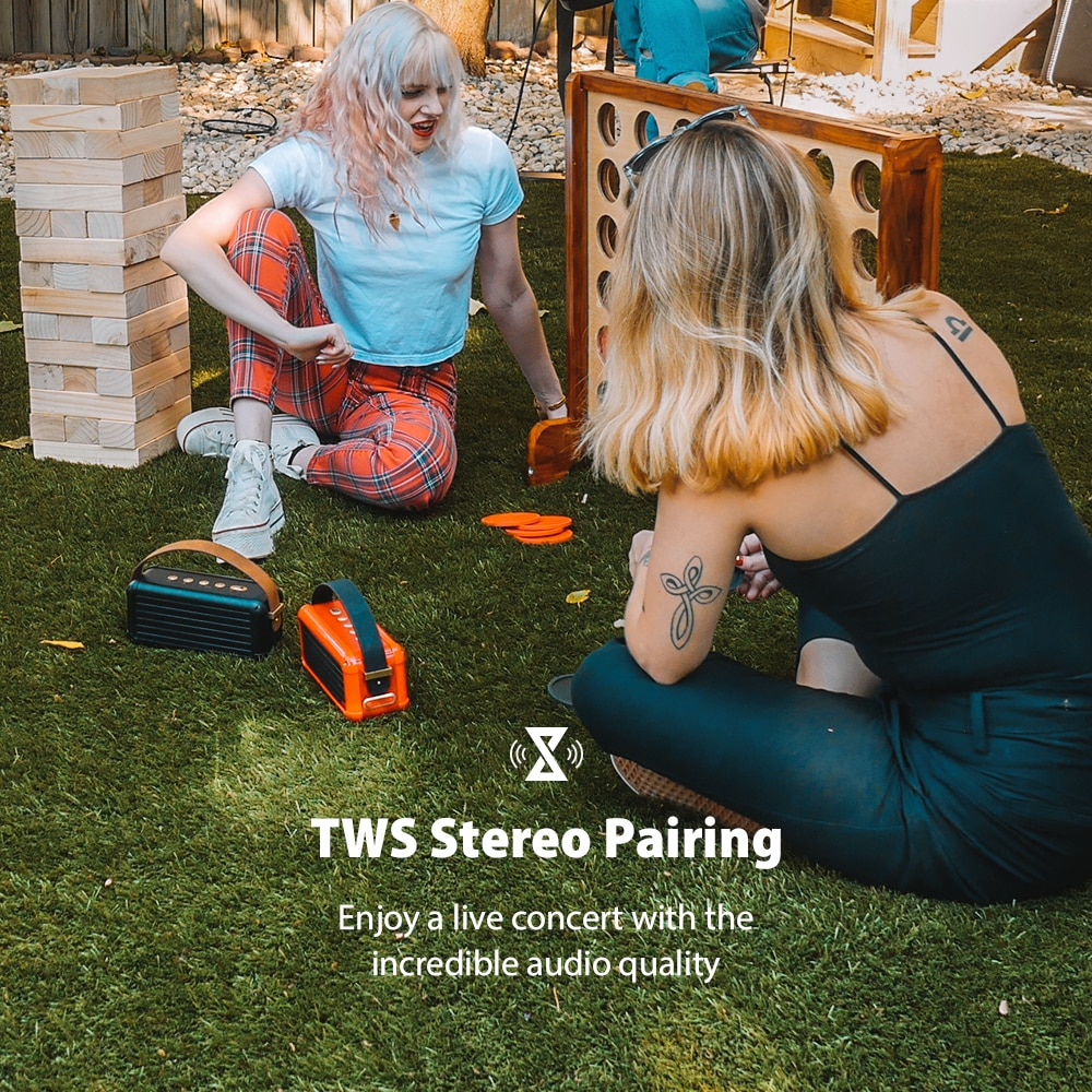 Dianyin Mocha Wireless Bluetooth Speaker Retro Life