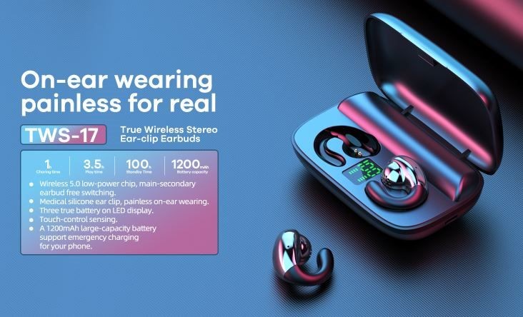 True Wireless Stereo Earbuds, Remax Brand, Hi-Resolution Stereo Sound