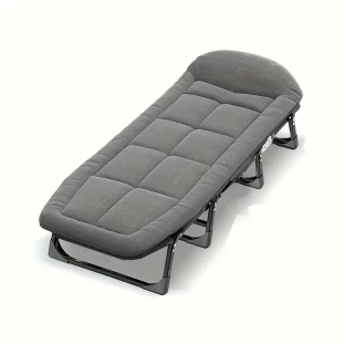 Portable Folding Bed – Aluminum Frame, Adult Size