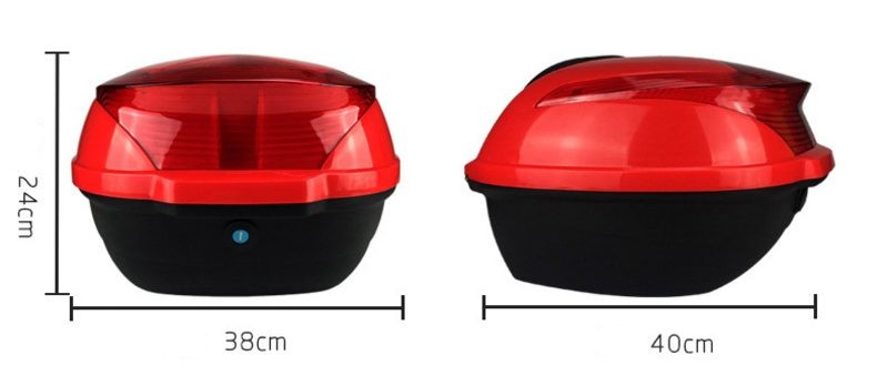 Motorbike Top Box 34L