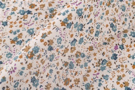 Cotton Pigment Printing Floral Cloth