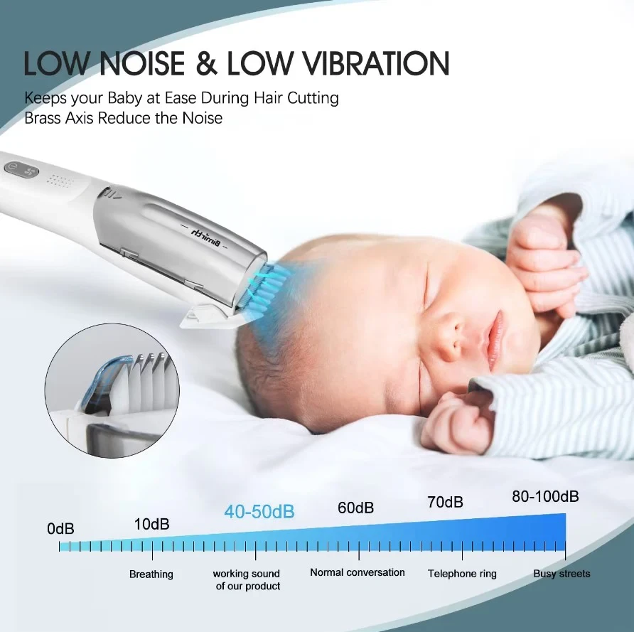 Bimirth Silent Baby Hair Clipper With Hair Vacuum