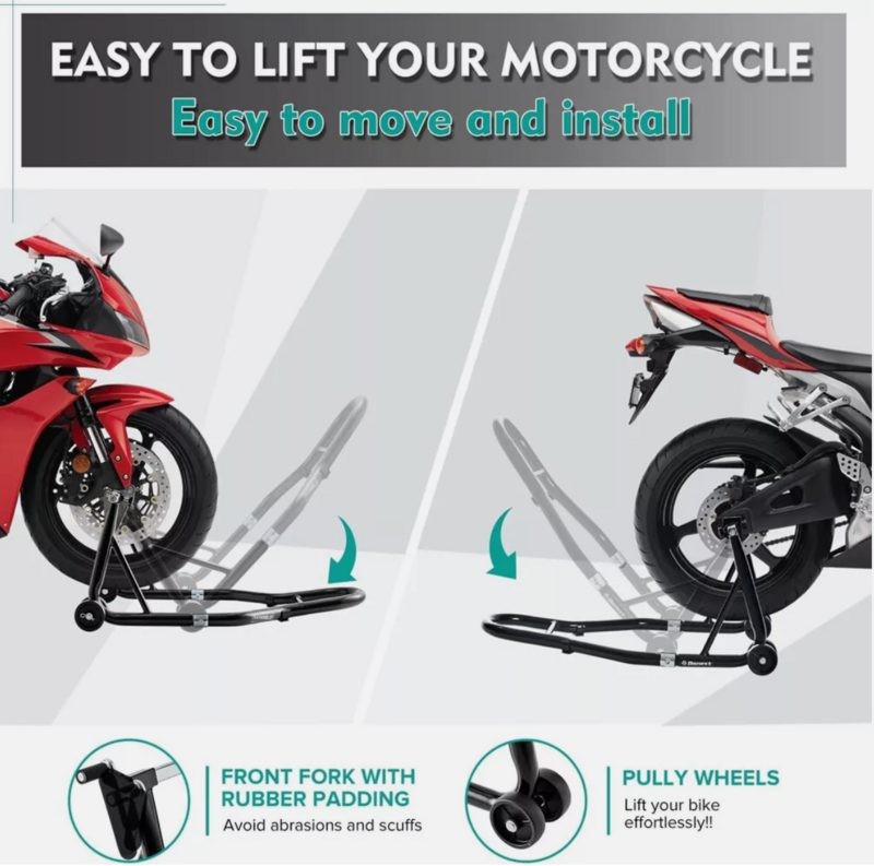 Motorcycle Stand Front Rear Universal