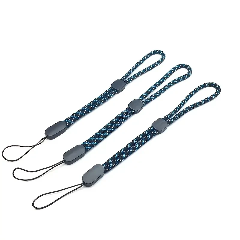 3pcs Adjustable Hand Wrist Straps: Perfect For Phone, Camera, GoPro, PSP, Flashlight, Keychains, USB Flash Drives & More!