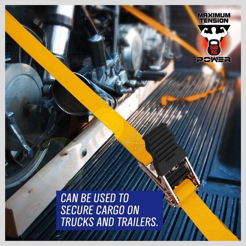 Ratchet Tie Down Strap Motorcycle Packing