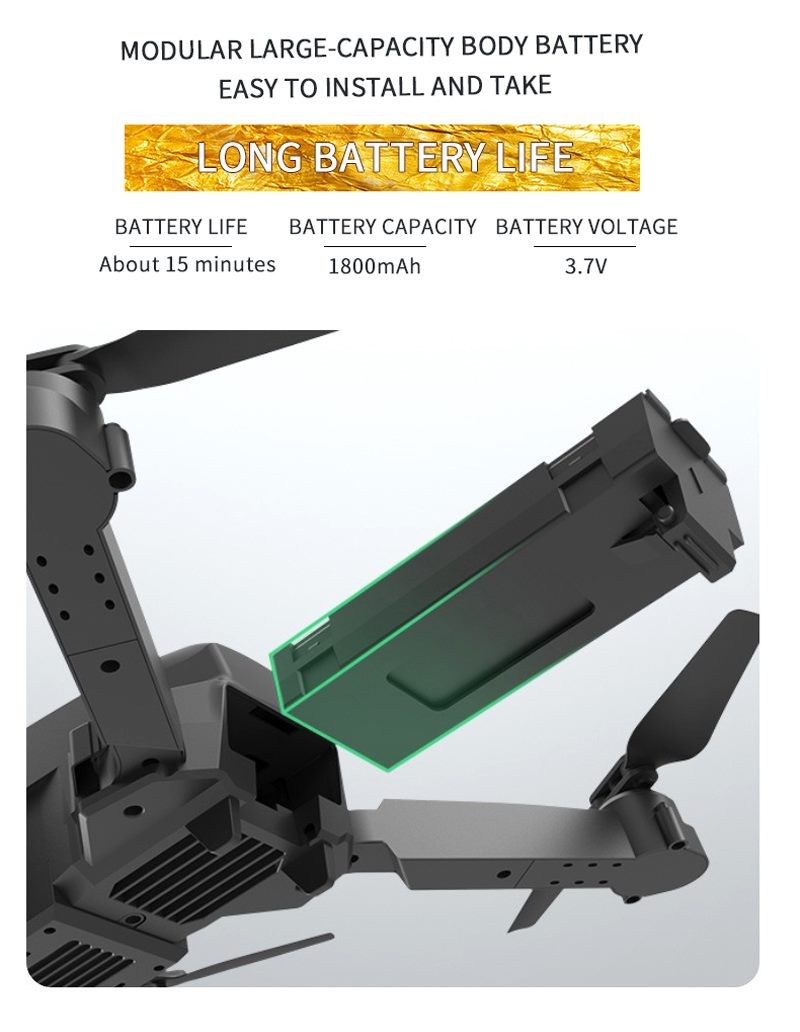 Drone, Global Drone, E99 Pro, 4K Dual Camera, High Quality