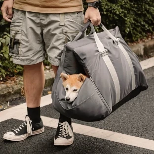 Travel Dog Car Seat Bed - Gym Bag - FunnyFuzzy