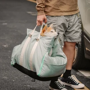 Travel Dog Car Seat Bed - Gym Bag - FunnyFuzzy