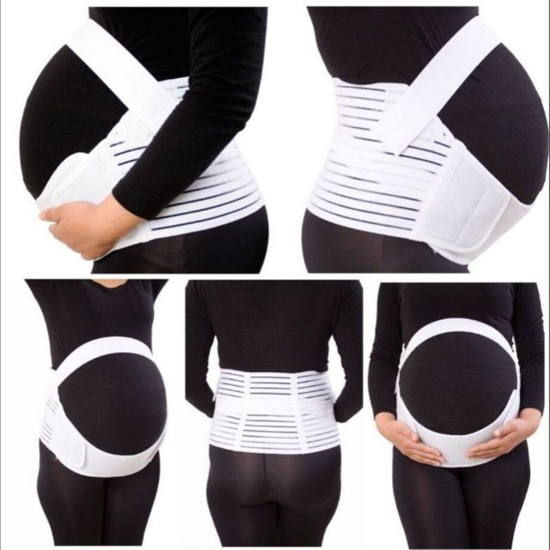 Size L Deluxe Elastic Maternity Back Support Belts