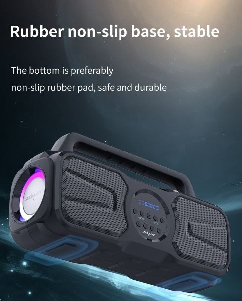 Speaker, Zealot P2, 40W, 8000mAh, With Wire Microphone,