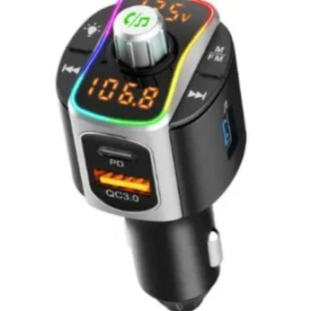 Dual Screen Dual Display MP3 Car Bluetooth Receiver