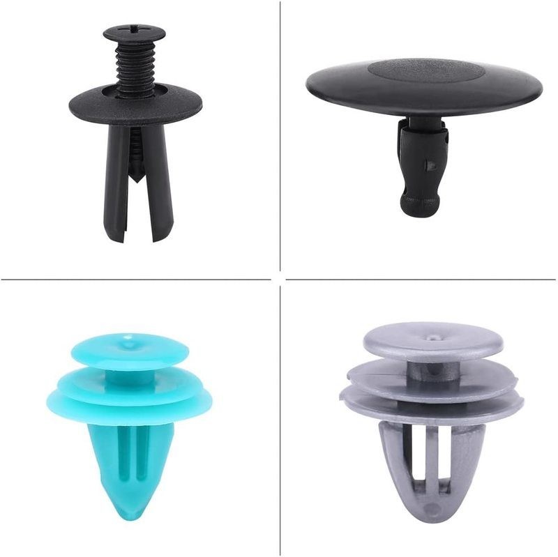 730pcs Car Body Plastic Push Pin Rivet Fasteners Clips Trim Moulding Kit