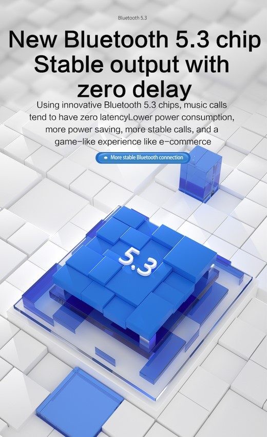 Ear Clip Earphone. HiFi Sound, Bluetooth, Black