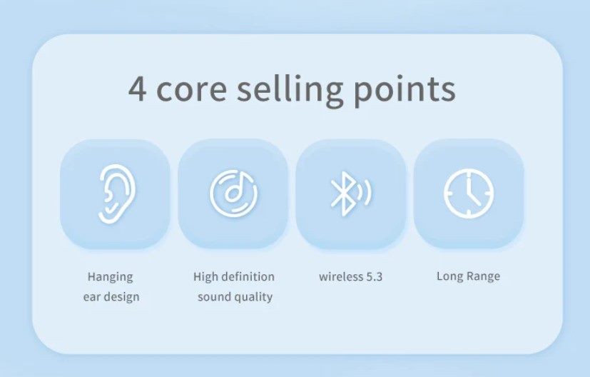 Wireless Earbuds. HIFI Sound Quality.