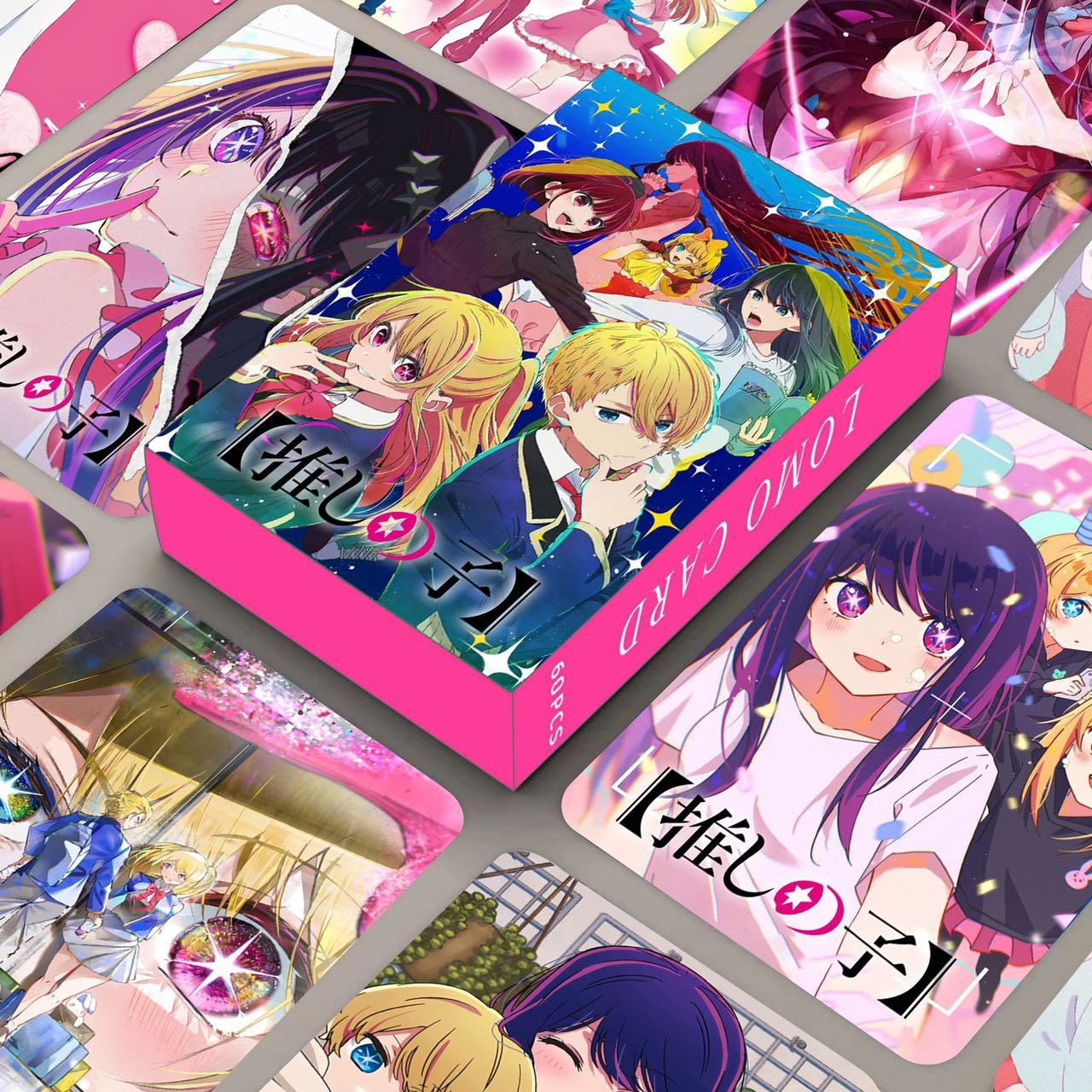 60PCS/Set Anime Oshi No Ko Lomo Cards  HD Printed Photo Cards for Fans