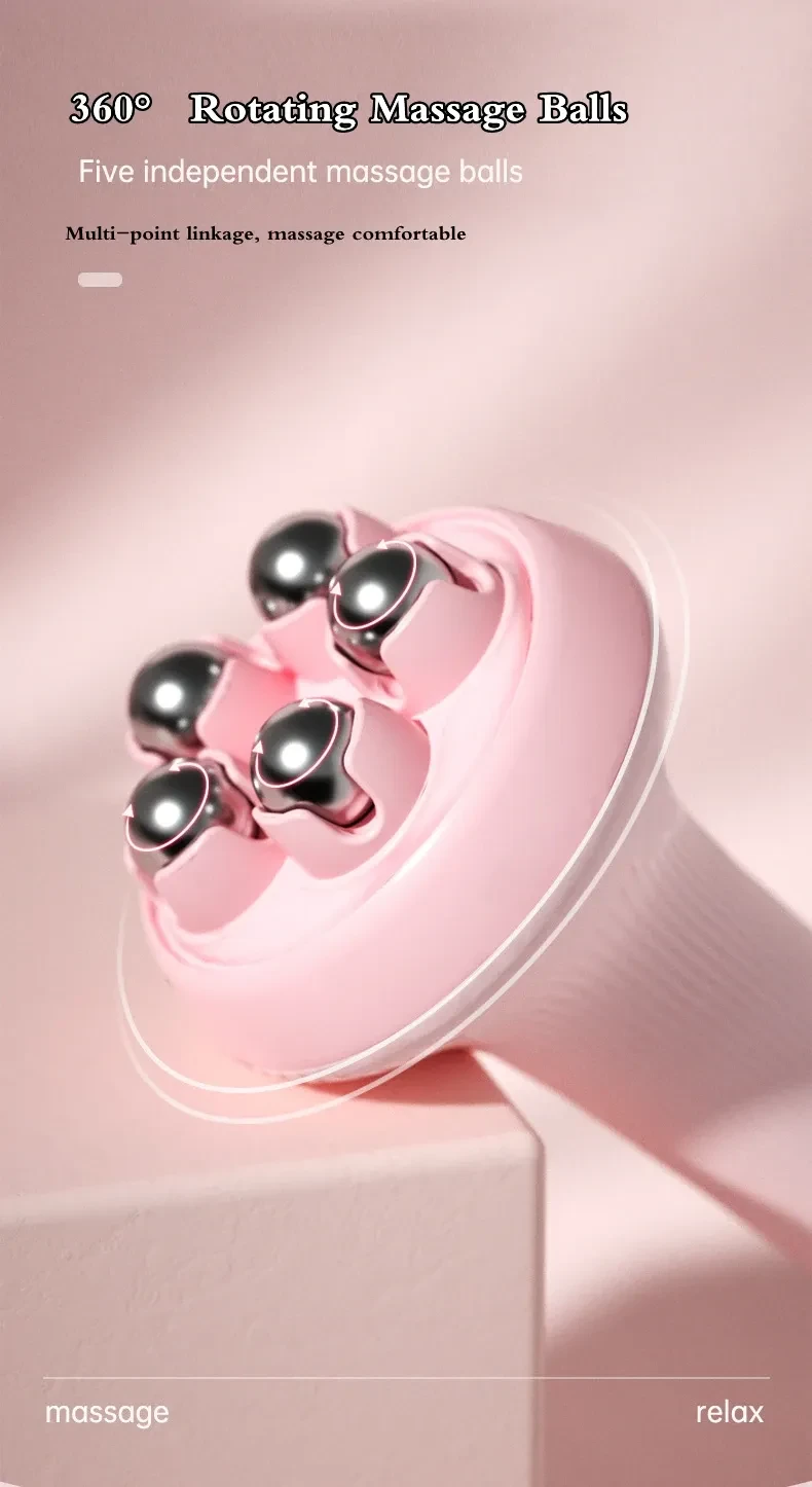 Hand-held 5-ball Inner Leg Shaping Meridian Massager