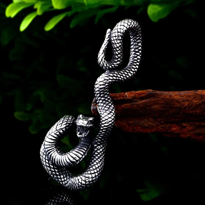 Vintage snake pendant