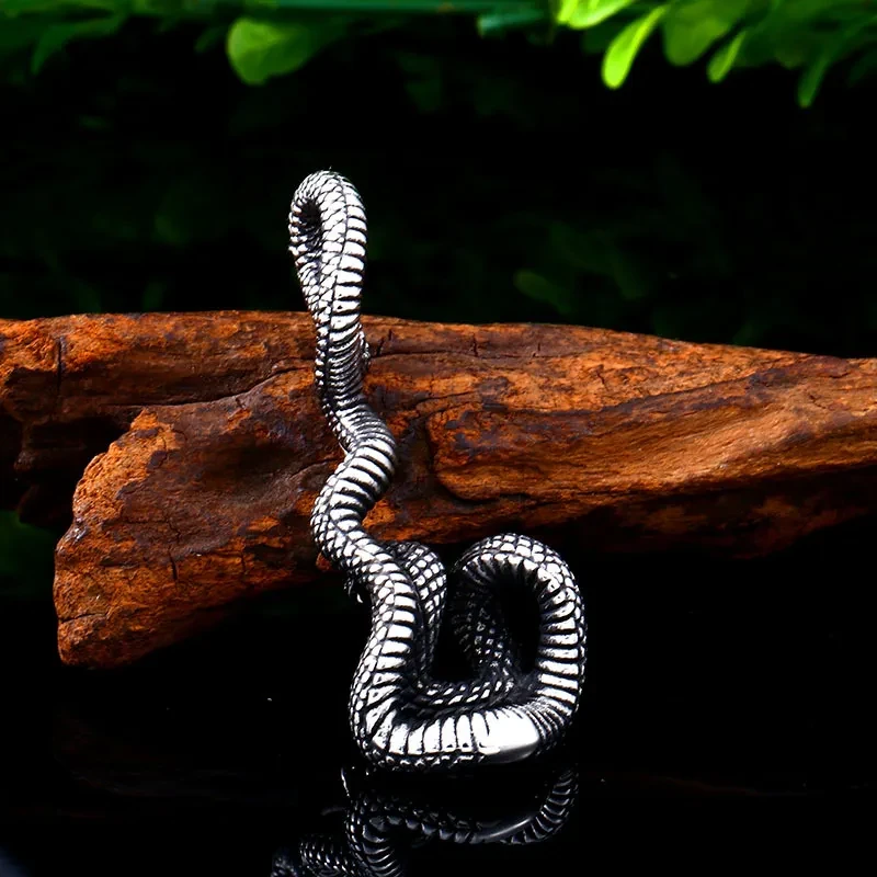 Vintage snake pendant