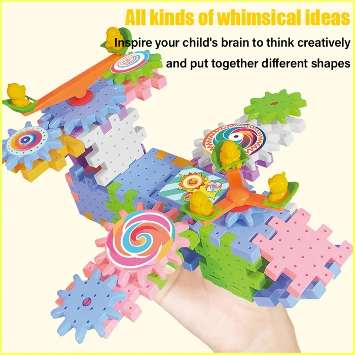 Educational STEM Electric Gears Blocks Toy