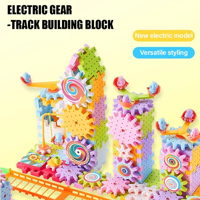 Educational STEM Electric Gears Blocks Toy