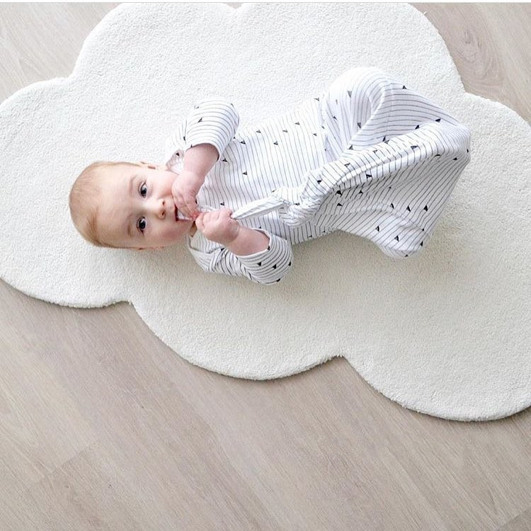 Ins Nordic Cute Cloud Carpet Floor Mat Baby Game Crawling Mat Anti-Fall Mat Home Soft Carpet Floor Mat