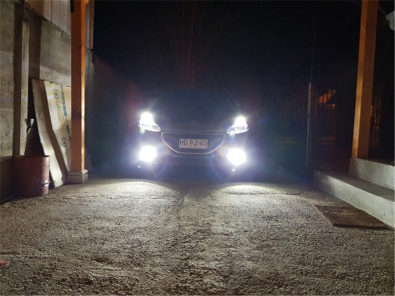 Car Styling High Power 6000K White LED Bulbs For Fog Light DRL Lamps Replacement
