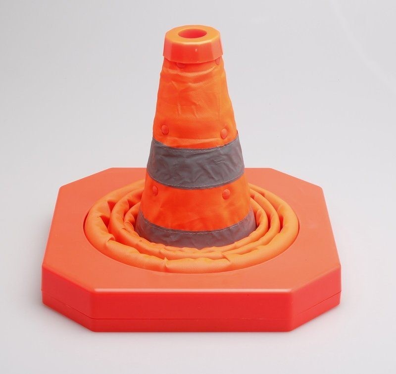 Traffic Cone Safety Cone Collapsible w Light
