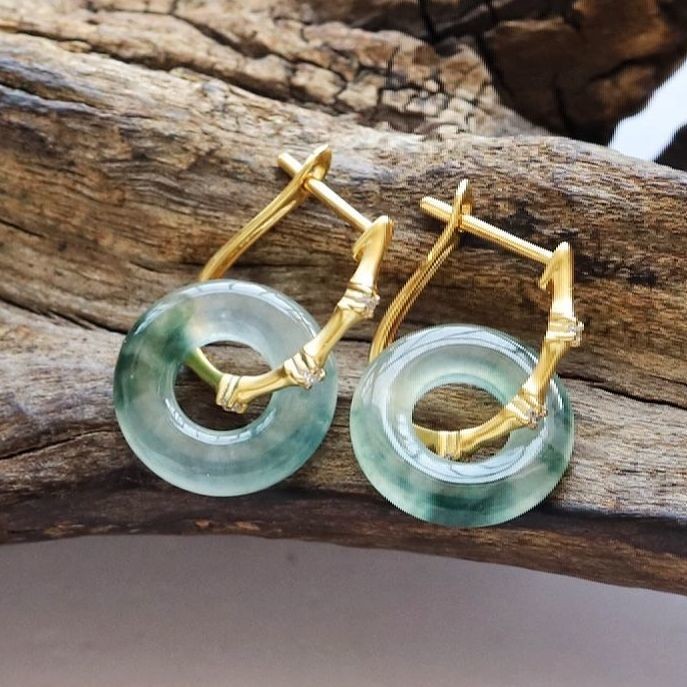 Bamboo Joint Safeness Ring Ear Clip All-matching
