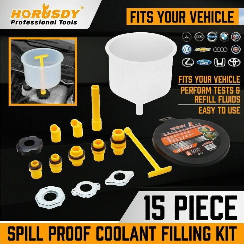 Car Radiator Coolant Refill Funnel Kit