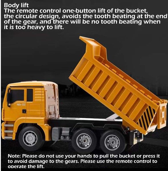 HUINA 1337 1:18 Remote Control Truck, 6 Channel, 2.4GHZ