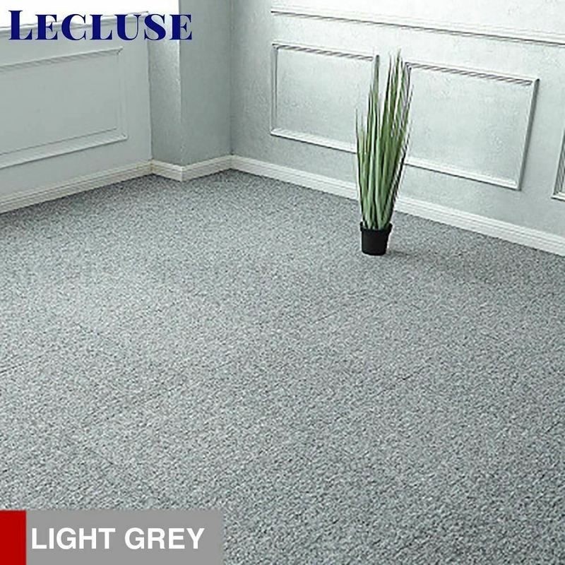 Carpet Tiles Mat Light Grey 0.9KG Per Tile