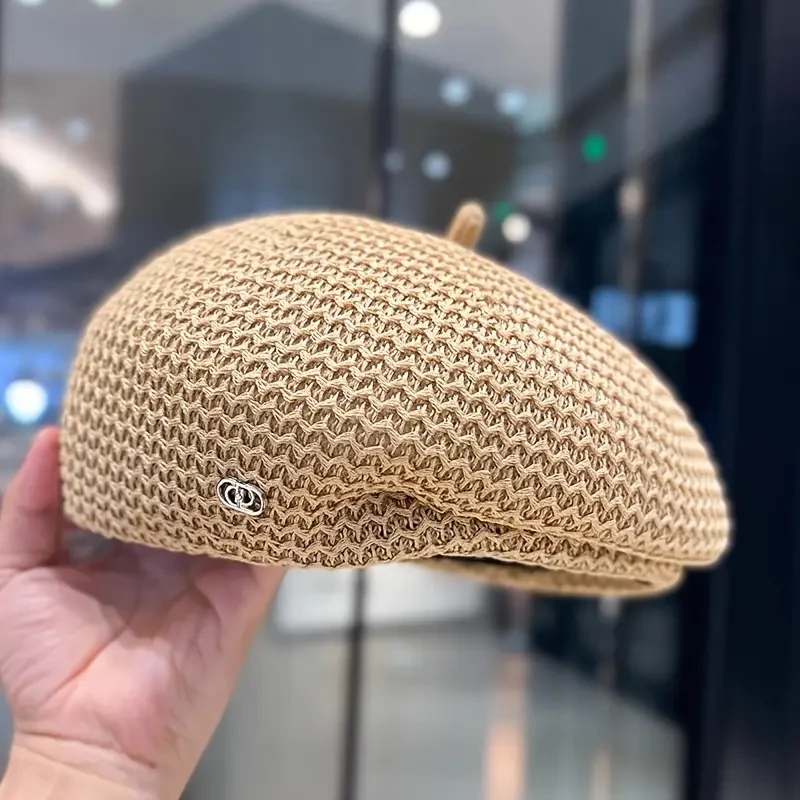 Men's Breathable Pleated Beret Cap