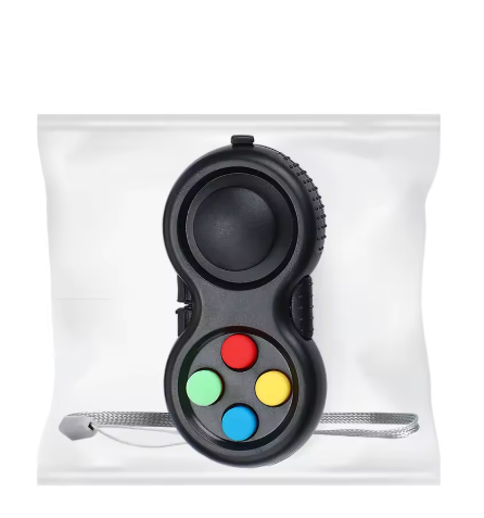 New Premium Quality Fidget Controller Pad Game Focus Toy Smooth ABS Plastic Stress Relief Squeeze Fun Hand Hot Interactive Gift