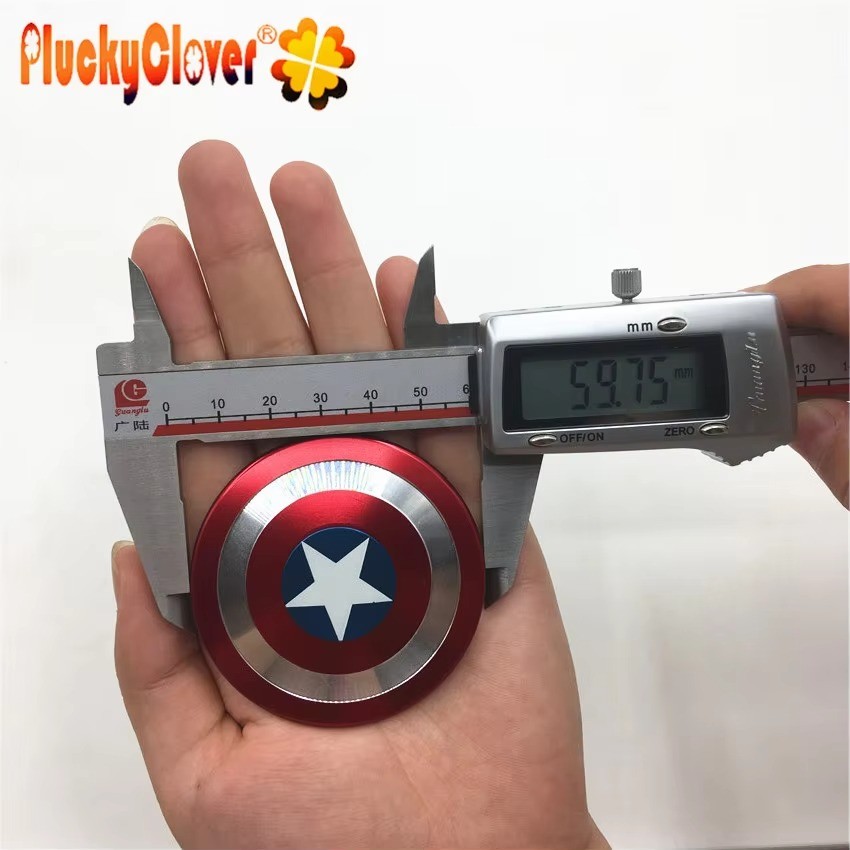 Captain America Hand Fidget Spinner  Metal Superheroes Metallic Gyro