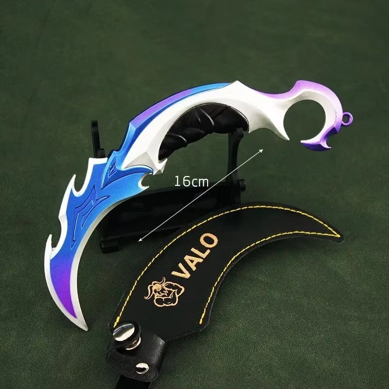 Valorant Keychain Melee Reaver 2.0 Karambit Knife