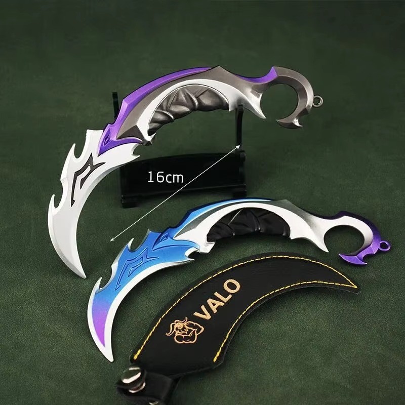 Valorant Keychain Melee Reaver 2.0 Karambit Knife